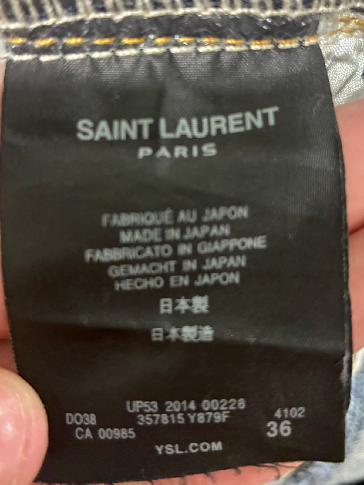 SAINT LAURENT CRASH DENIM (34)