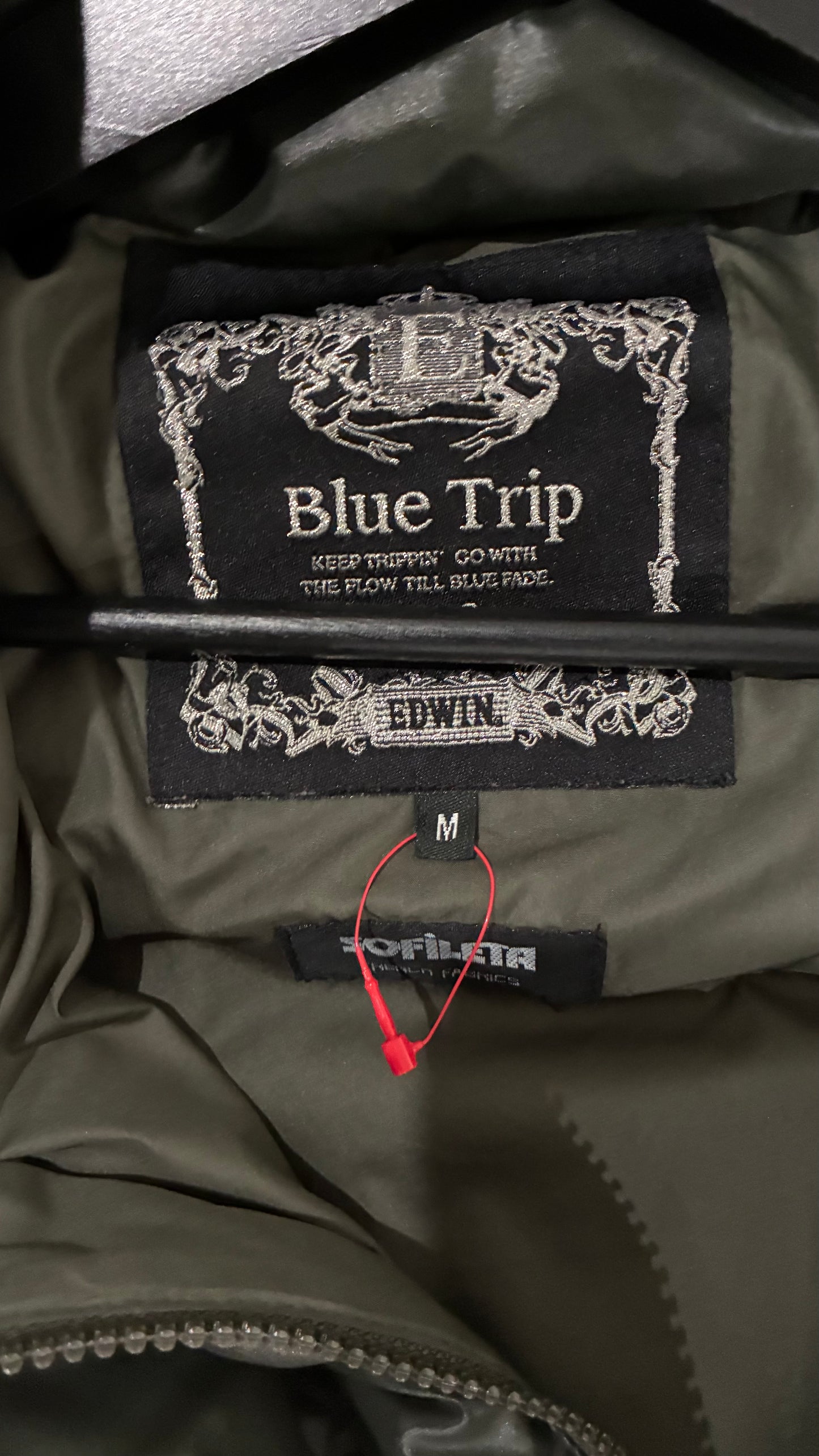 BLUE TRIP EDWIN JAPANESE PUFFER