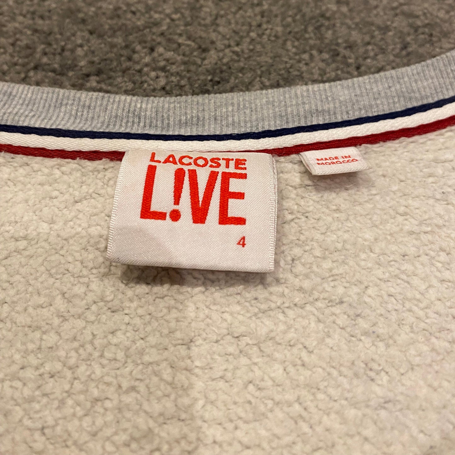 LACOSTE L!VE CREWNECK (XS)