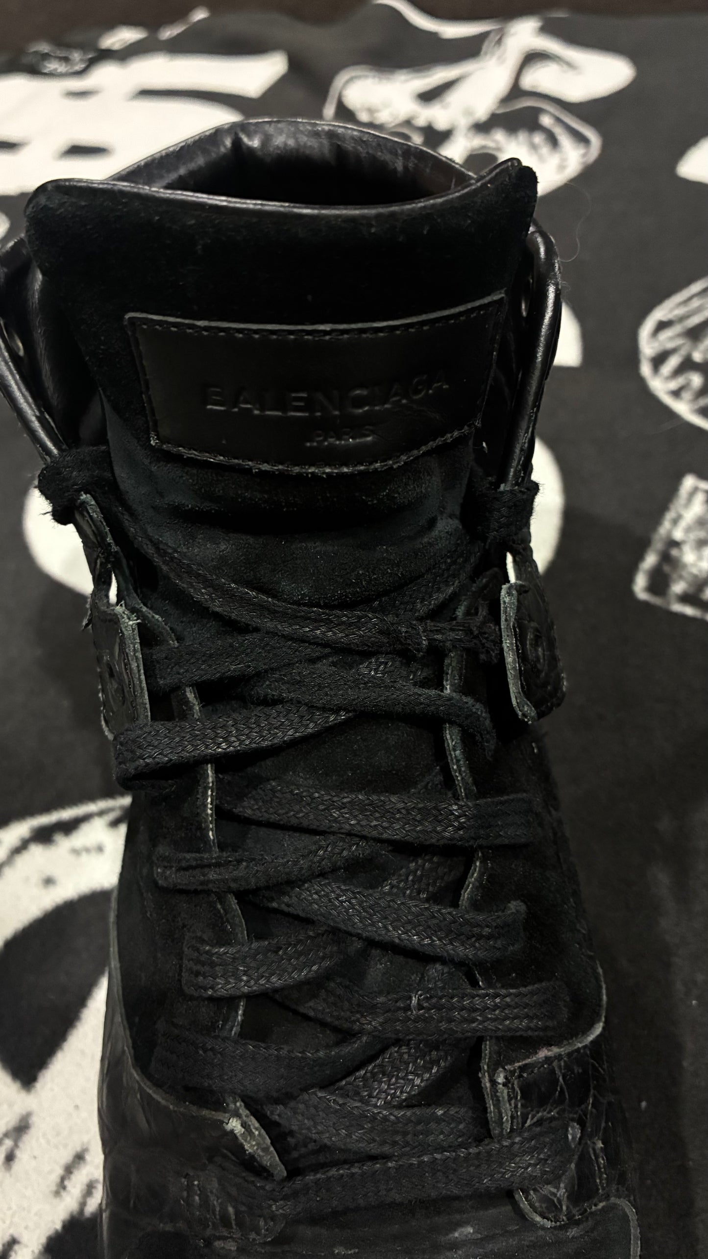 BALENCIAGA HIGH TOPS CROCODILE (40)