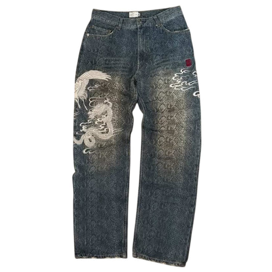 KARA KURI EMBROIDERED JEANS (35)