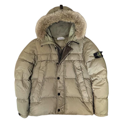 STONE ISLAND PUFFER FUR HOOD (L)