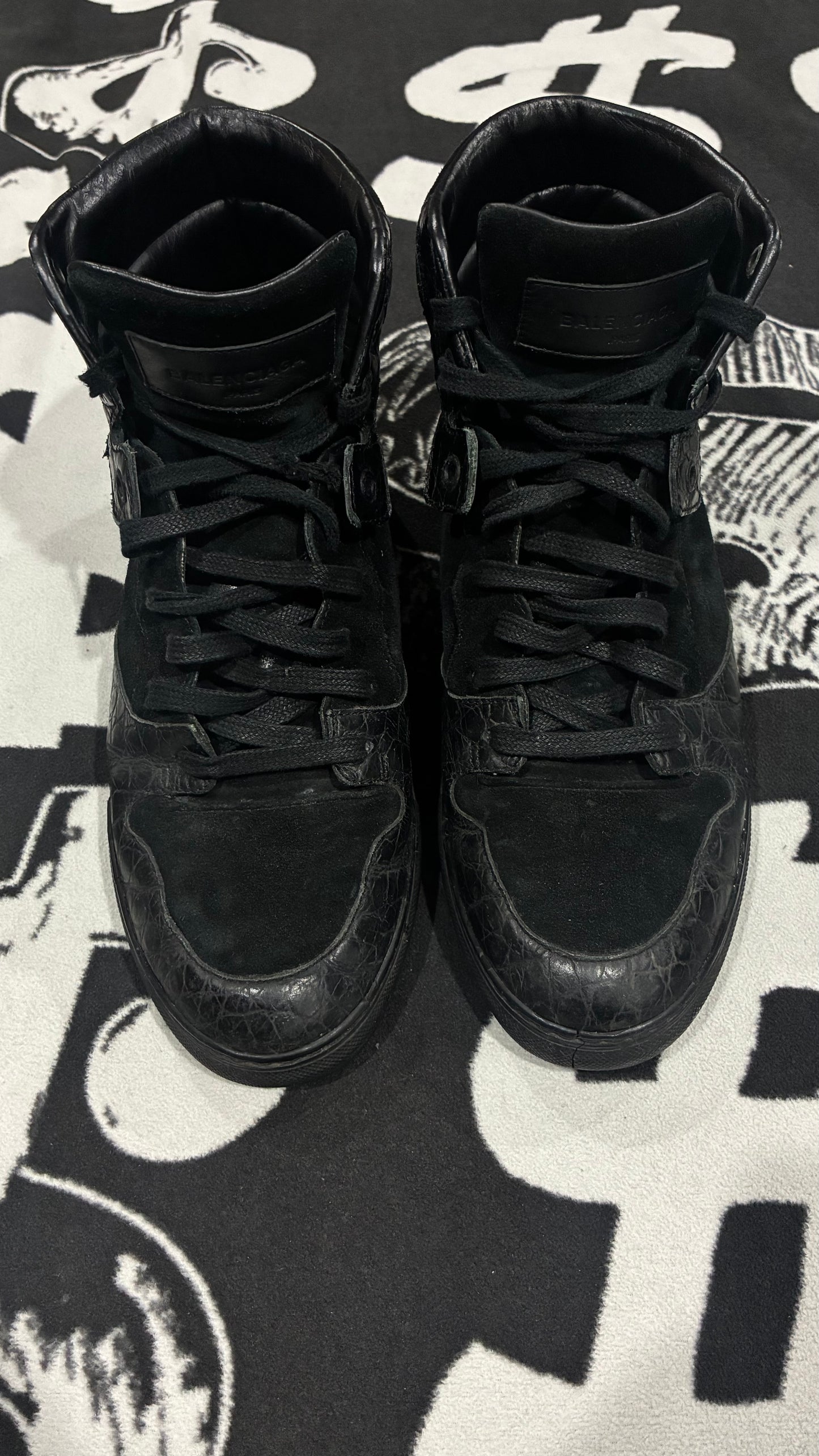BALENCIAGA HIGH TOPS CROCODILE (40)
