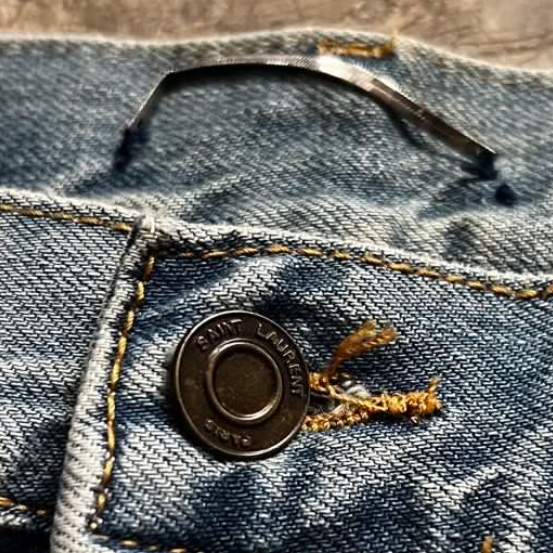 SAINT LAURENT CRASH DENIM (34)