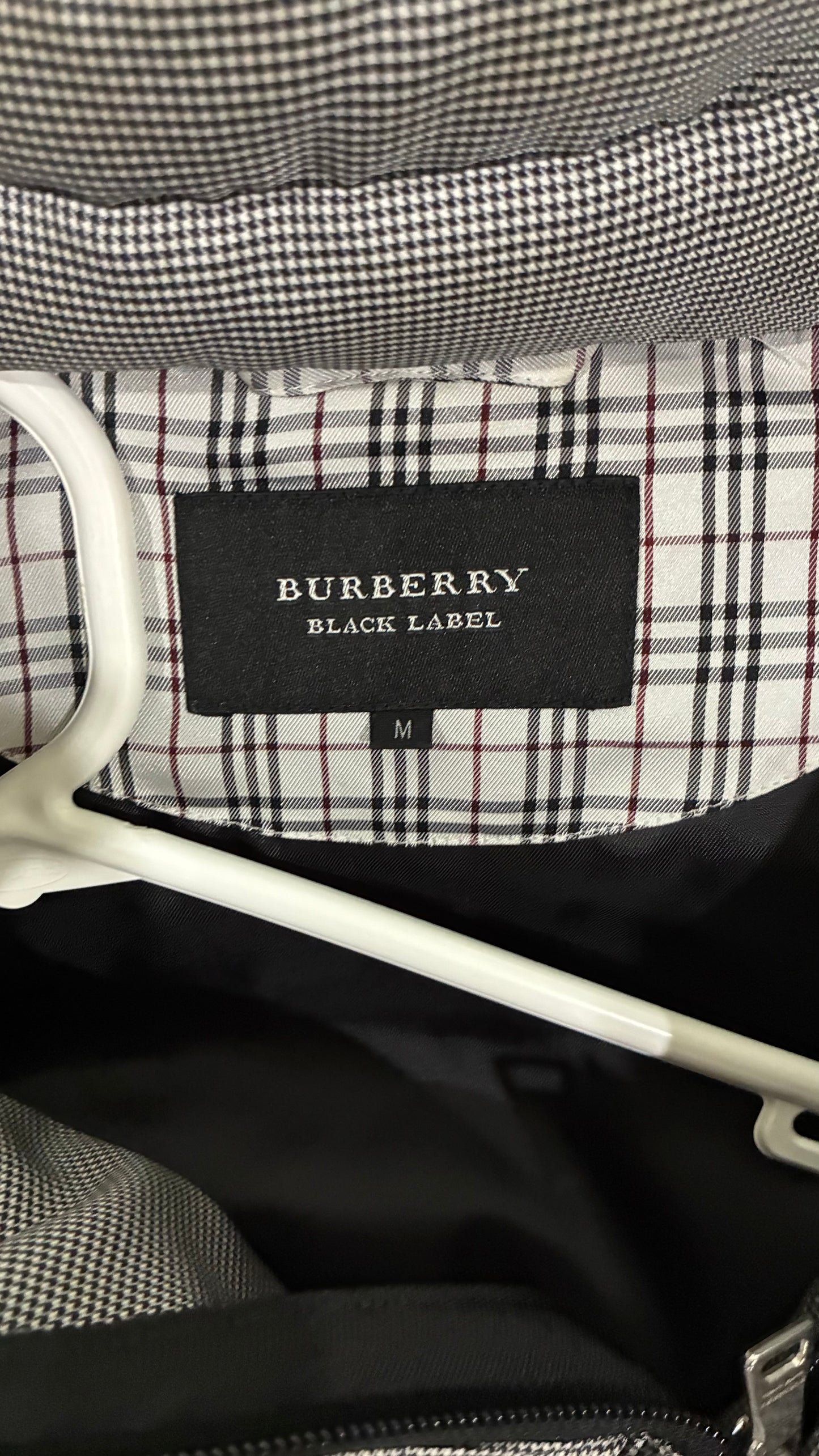 BURBERRY NOVACHECK FUR PUFFER