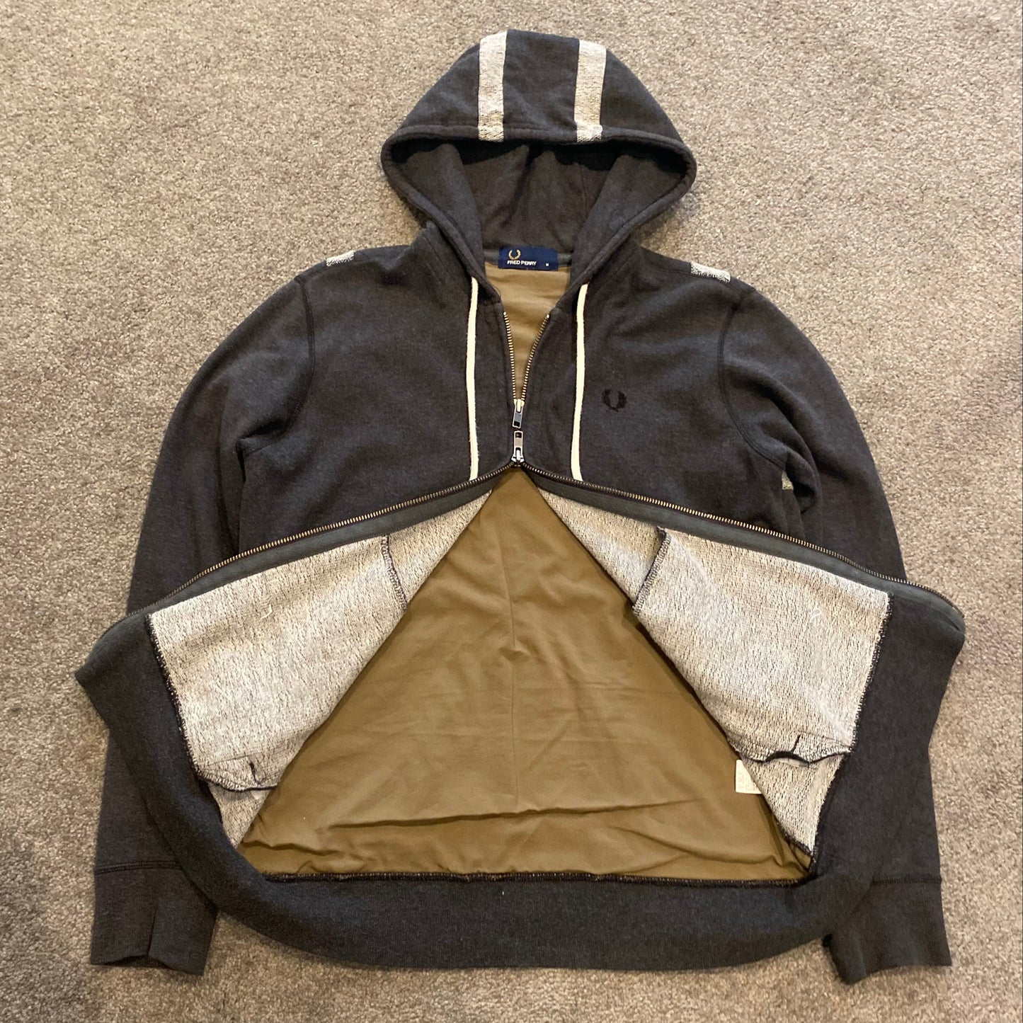 FRED PERRY UNION JACK ZIP (XS)