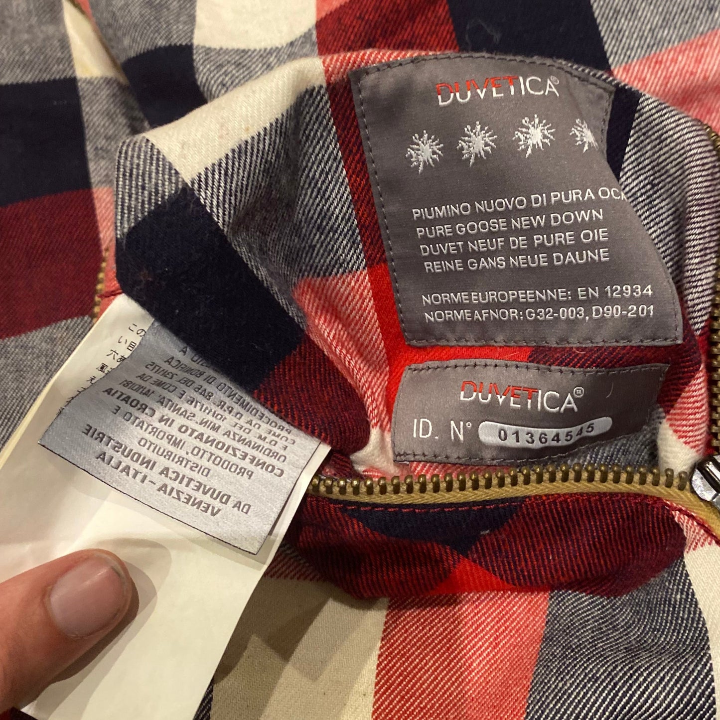 JUNYA WANATABE X CDG X DUVETICA JACKET (S)