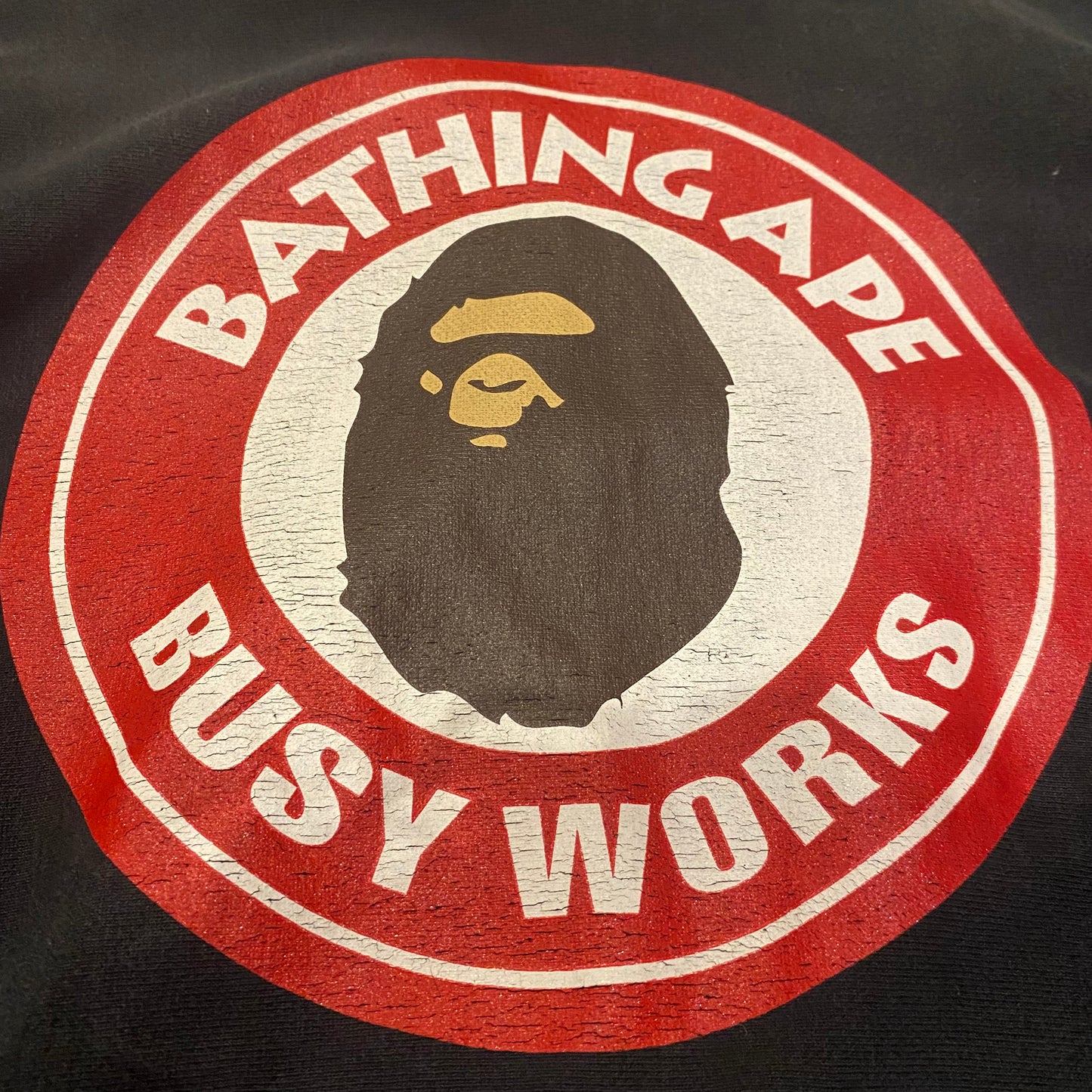 A BATHING APE HOODIE (L)