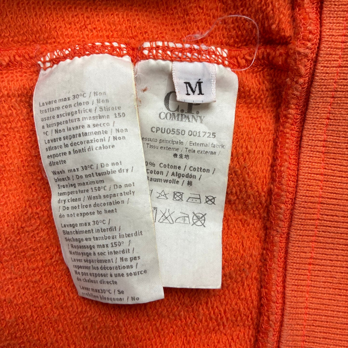 CP COMPANY GOGGLE HOODIE (M)