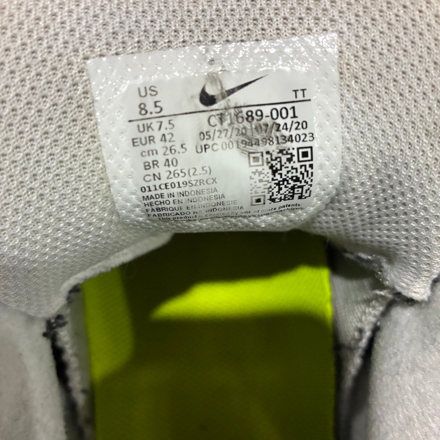 NIKE AIRMAX 95 OG NEON (8.5)