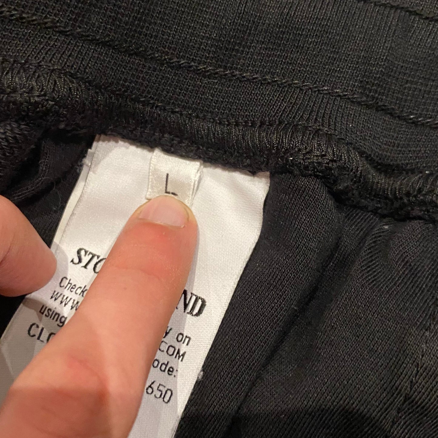 STONE ISLAND JOGGERS (L)