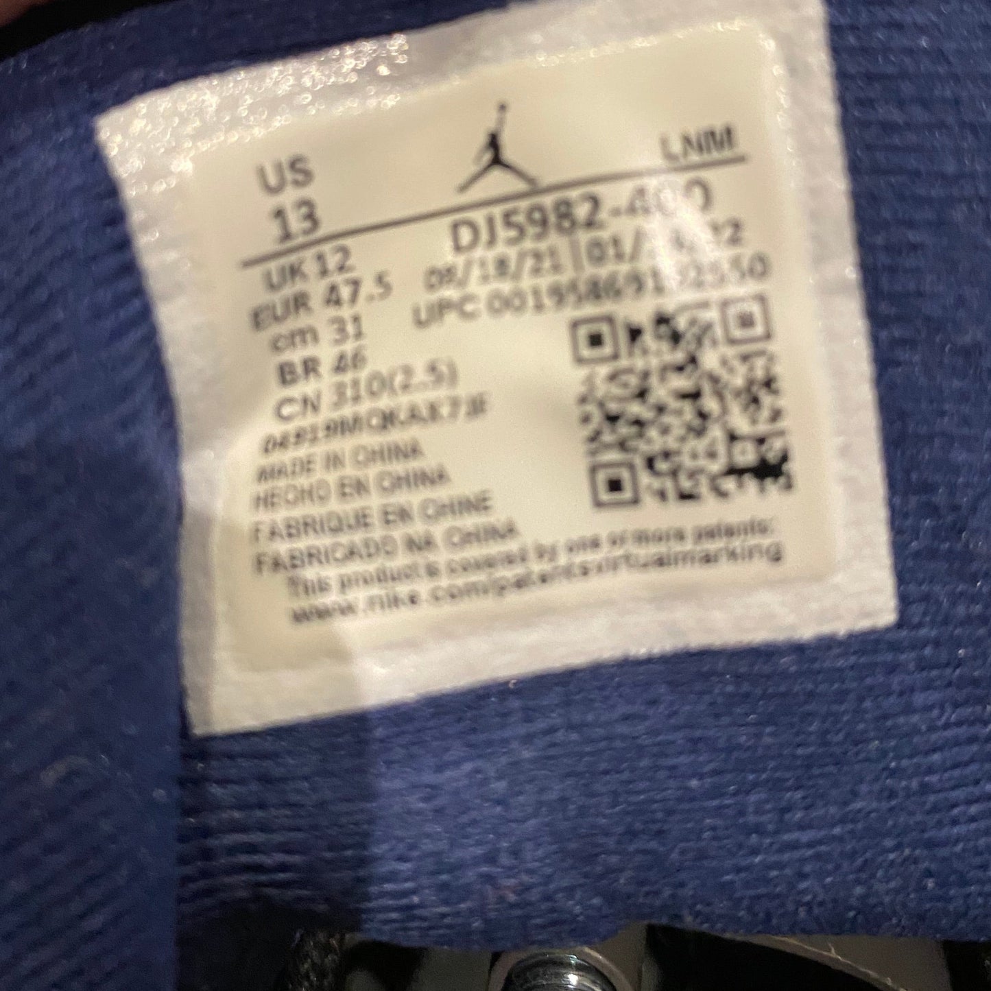 JORDAN 13 'BRAVE BLUE' (13)