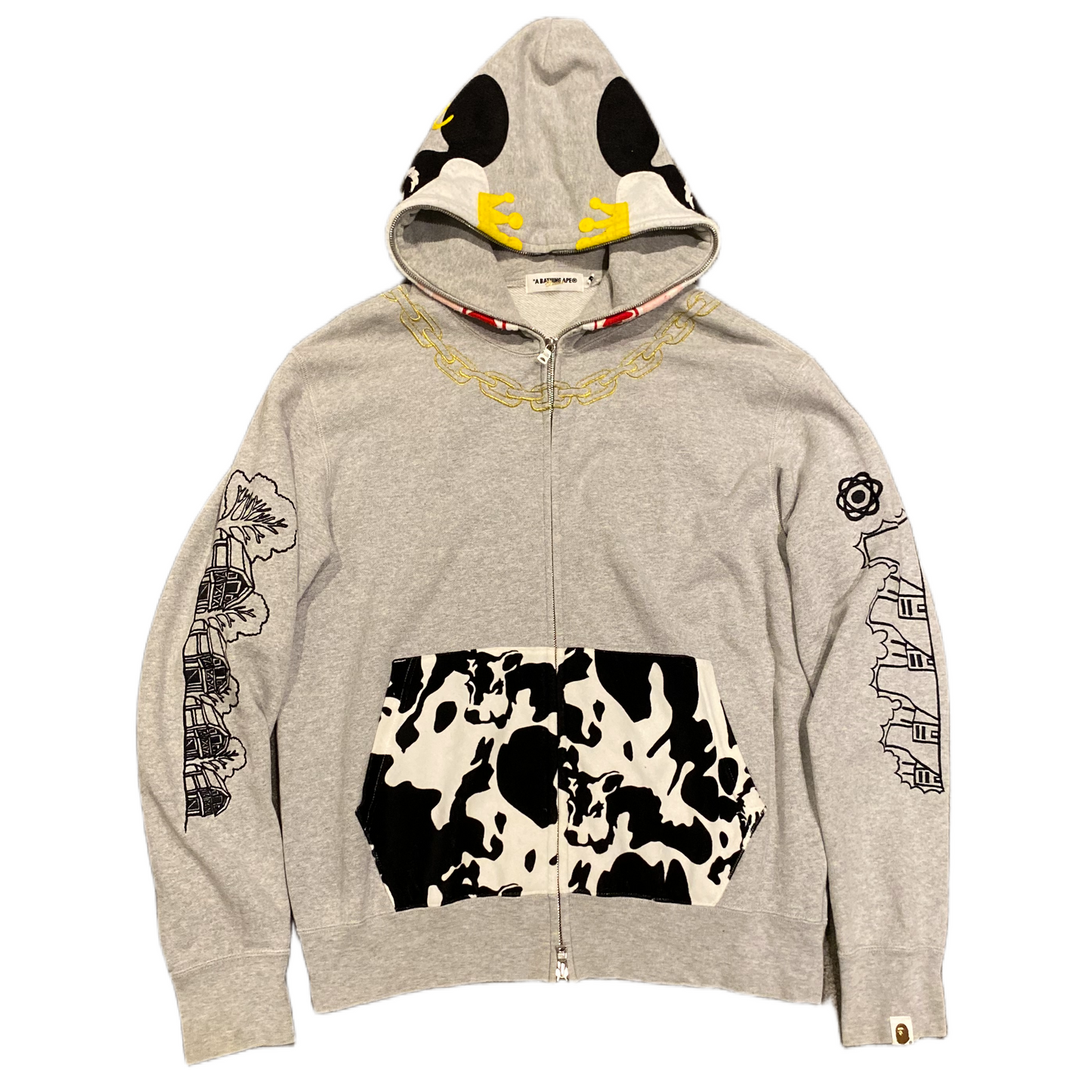 BAPE FULL ZIP HOODIE (M)