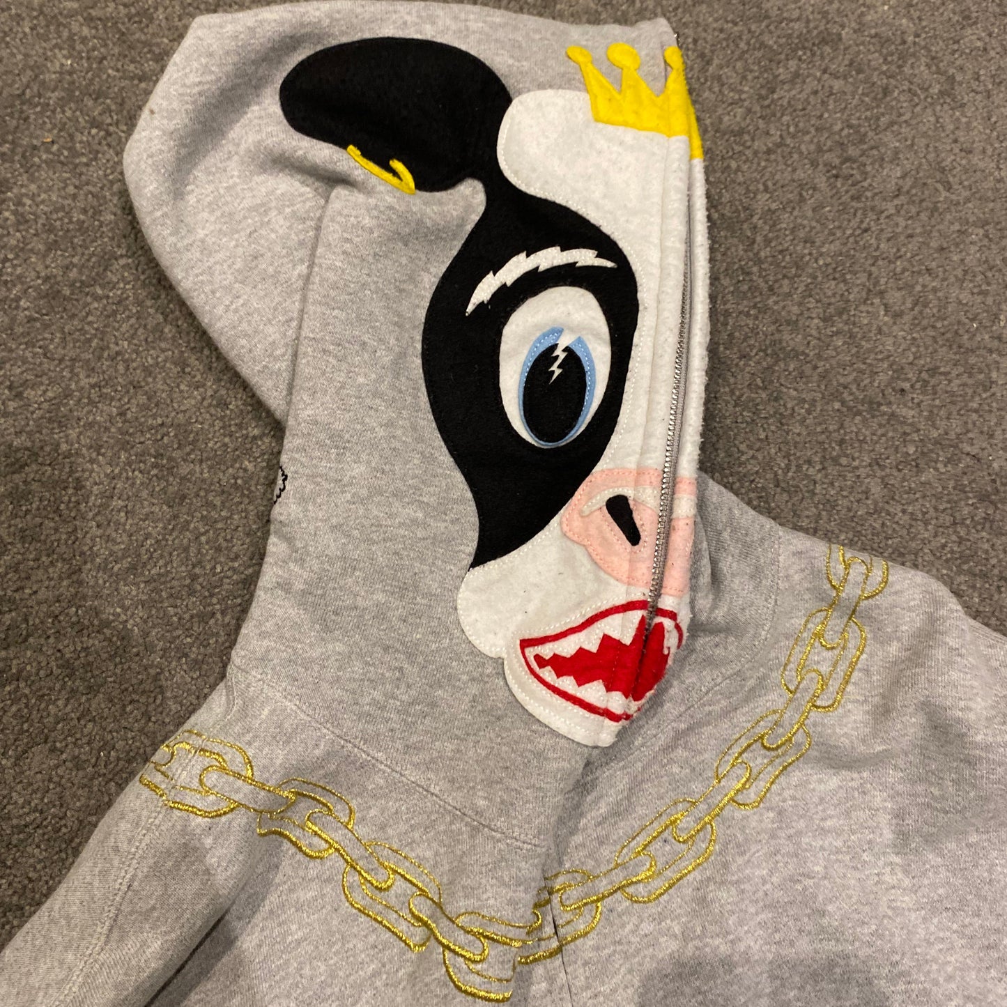 BAPE FULL ZIP HOODIE (M)
