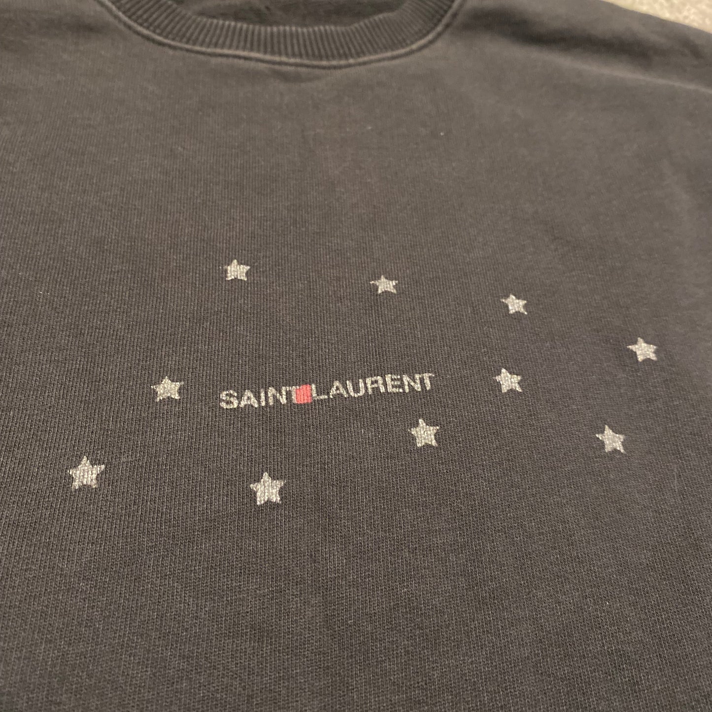SAINT LAURENT PARIS CREWNECK (XS)