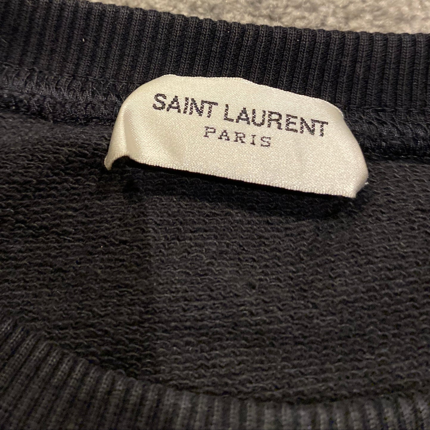 SAINT LAURENT PARIS CREWNECK (XS)