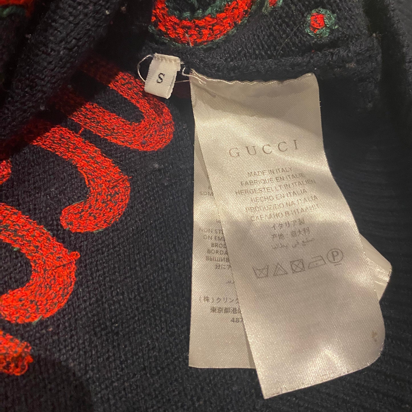 GUCCI KNITTED SWEATER (S)