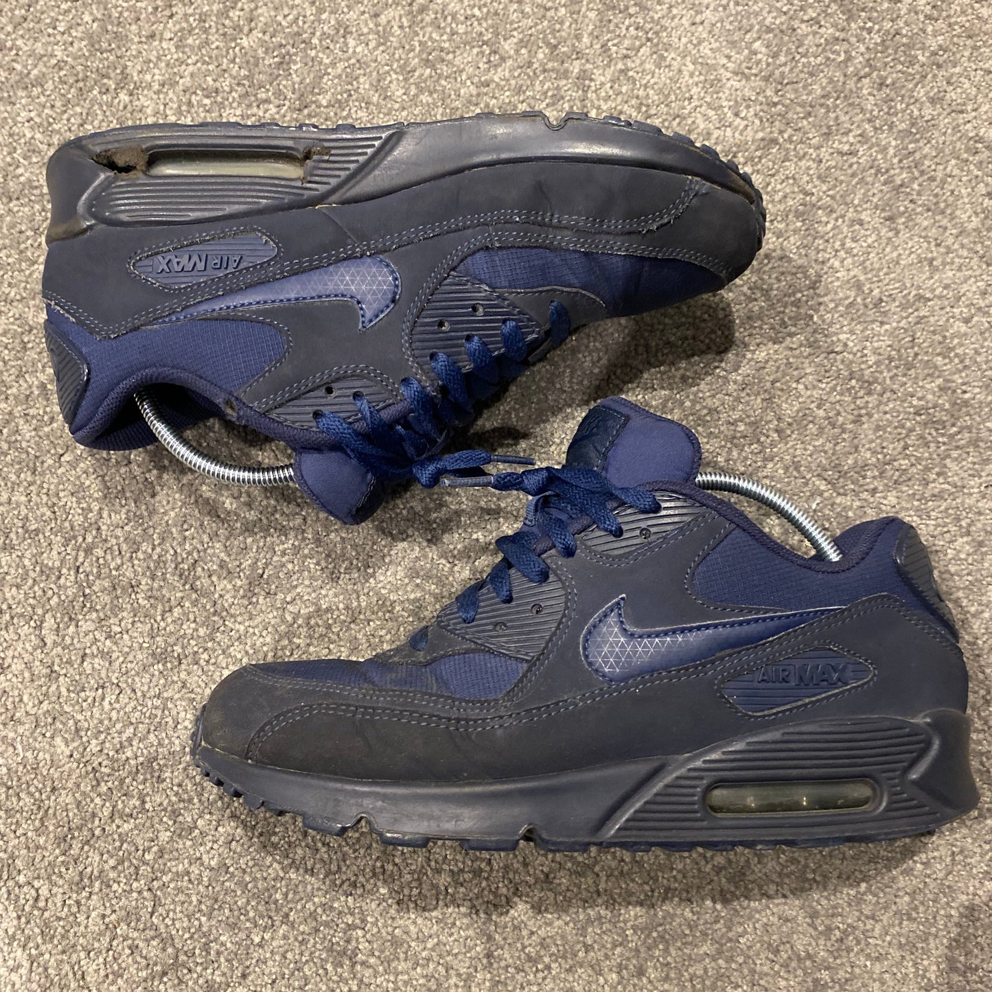 NIKE AIR MAX 90 TRIPLE NAVY (10)