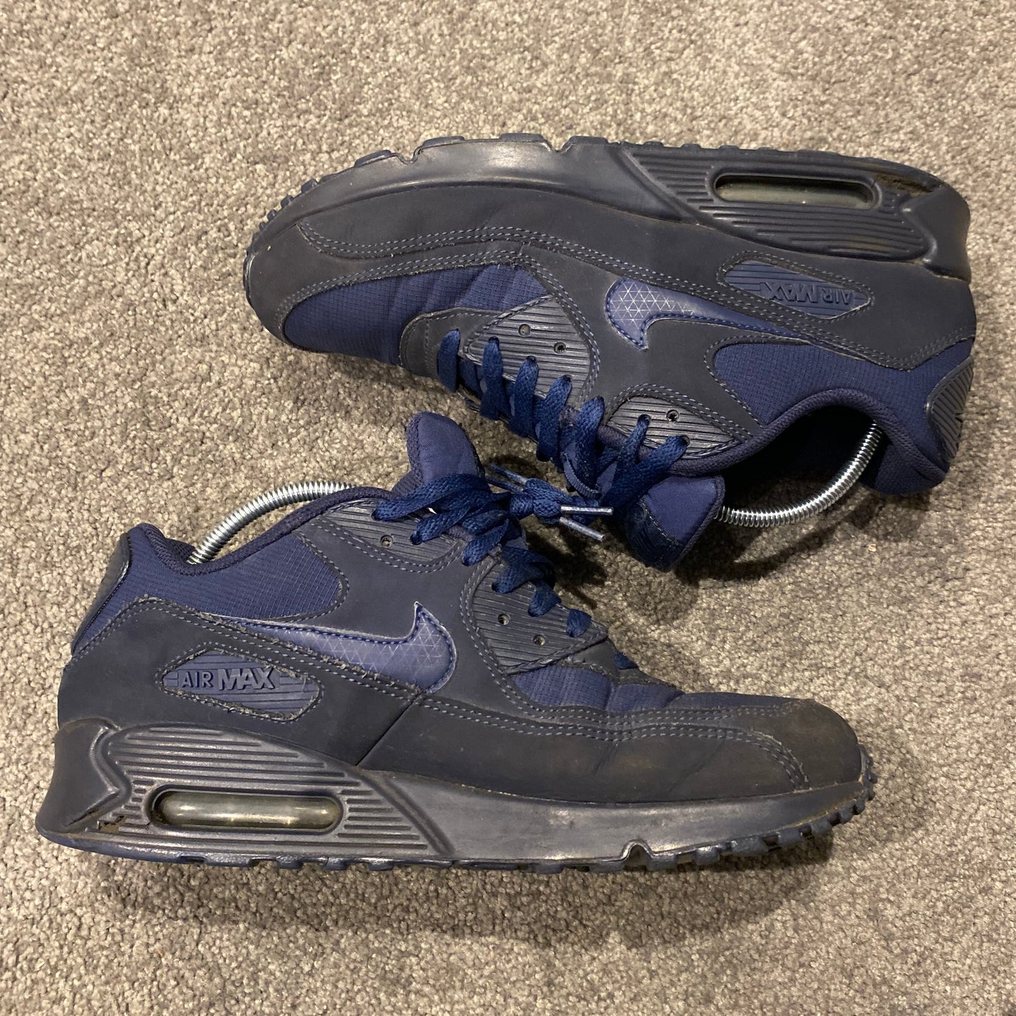 NIKE AIR MAX 90 TRIPLE NAVY (10)