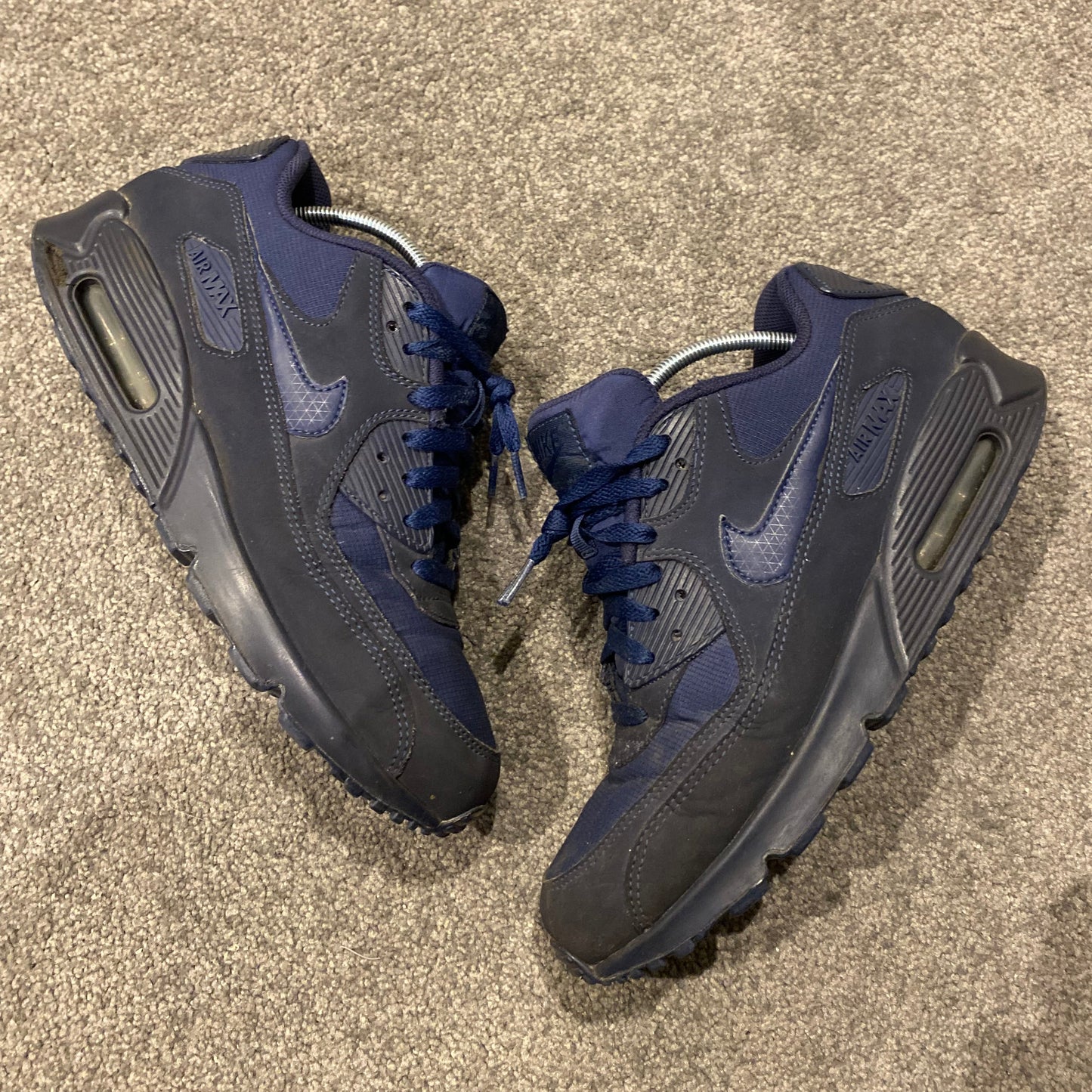 NIKE AIR MAX 90 TRIPLE NAVY (10)