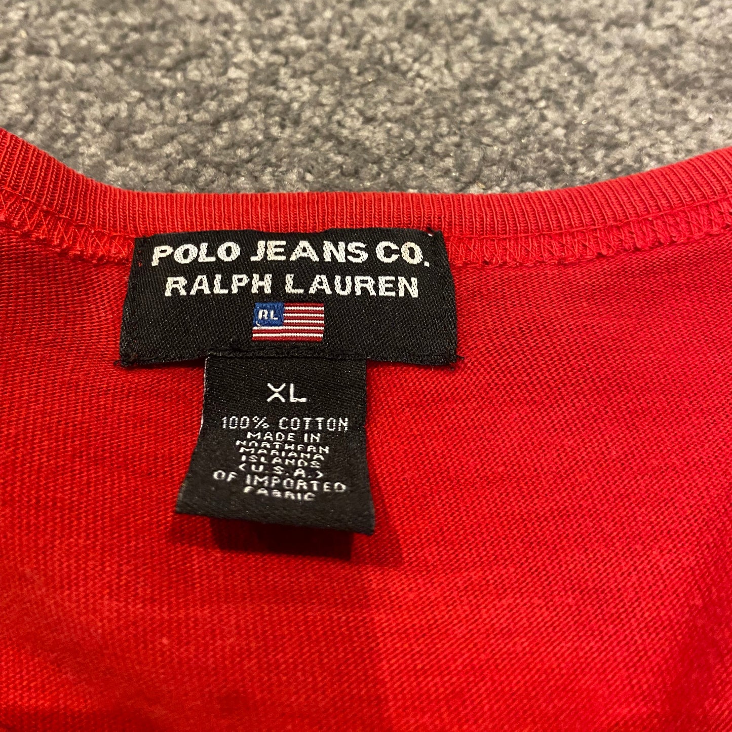 POLO RALPH LAUREN JEANS LONGSLEEVE (XL)