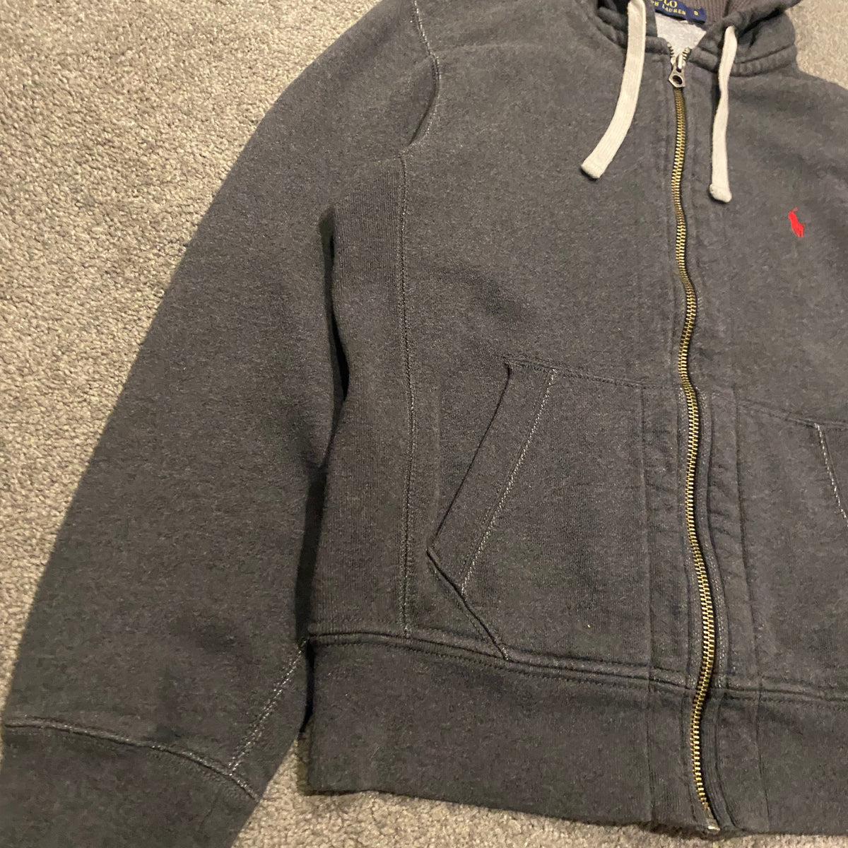 POLO ZIP HOODIE (S)