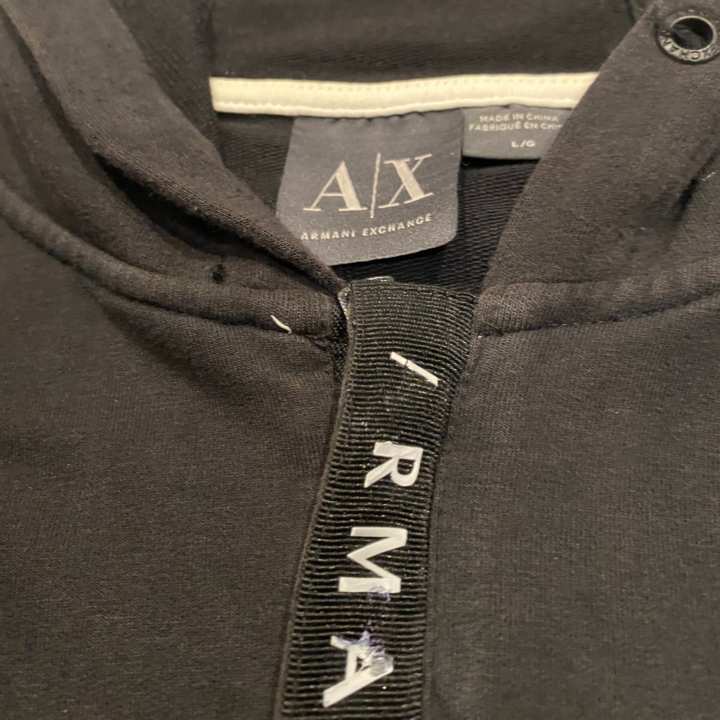 ARMANI EXCHANGE ZIP-UP JACKET (M)