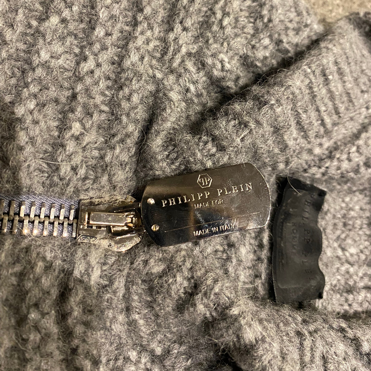 PHILIP PLEIN KNIT ZIP (M)