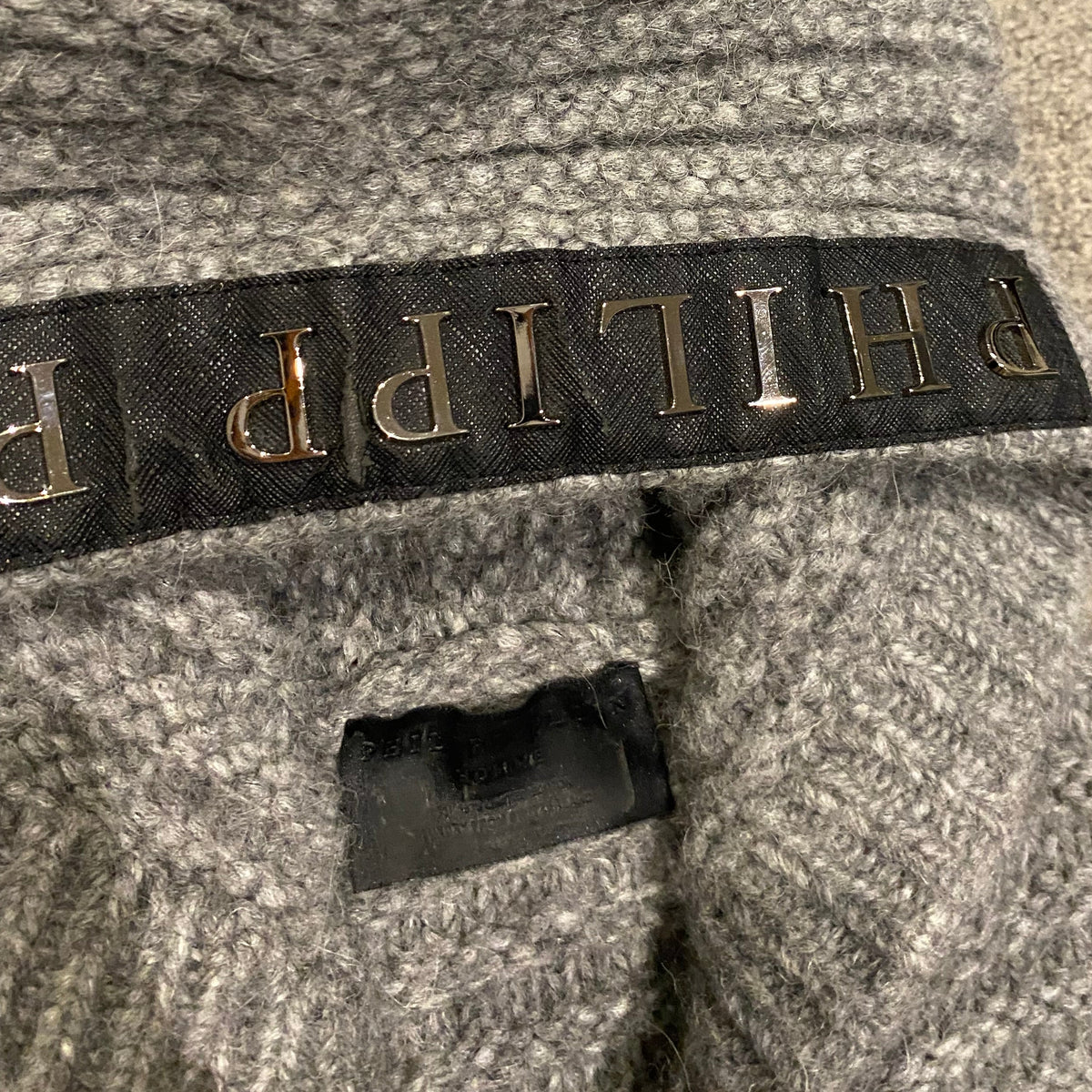 PHILIP PLEIN KNIT ZIP (M)