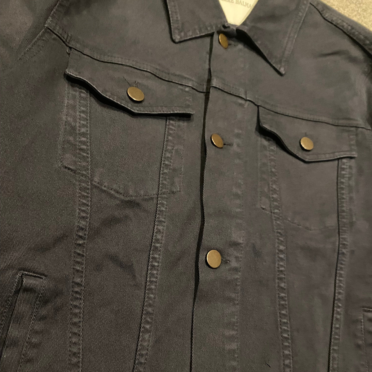 PEIRRE BALMAIN DENIM JACKET (XS)