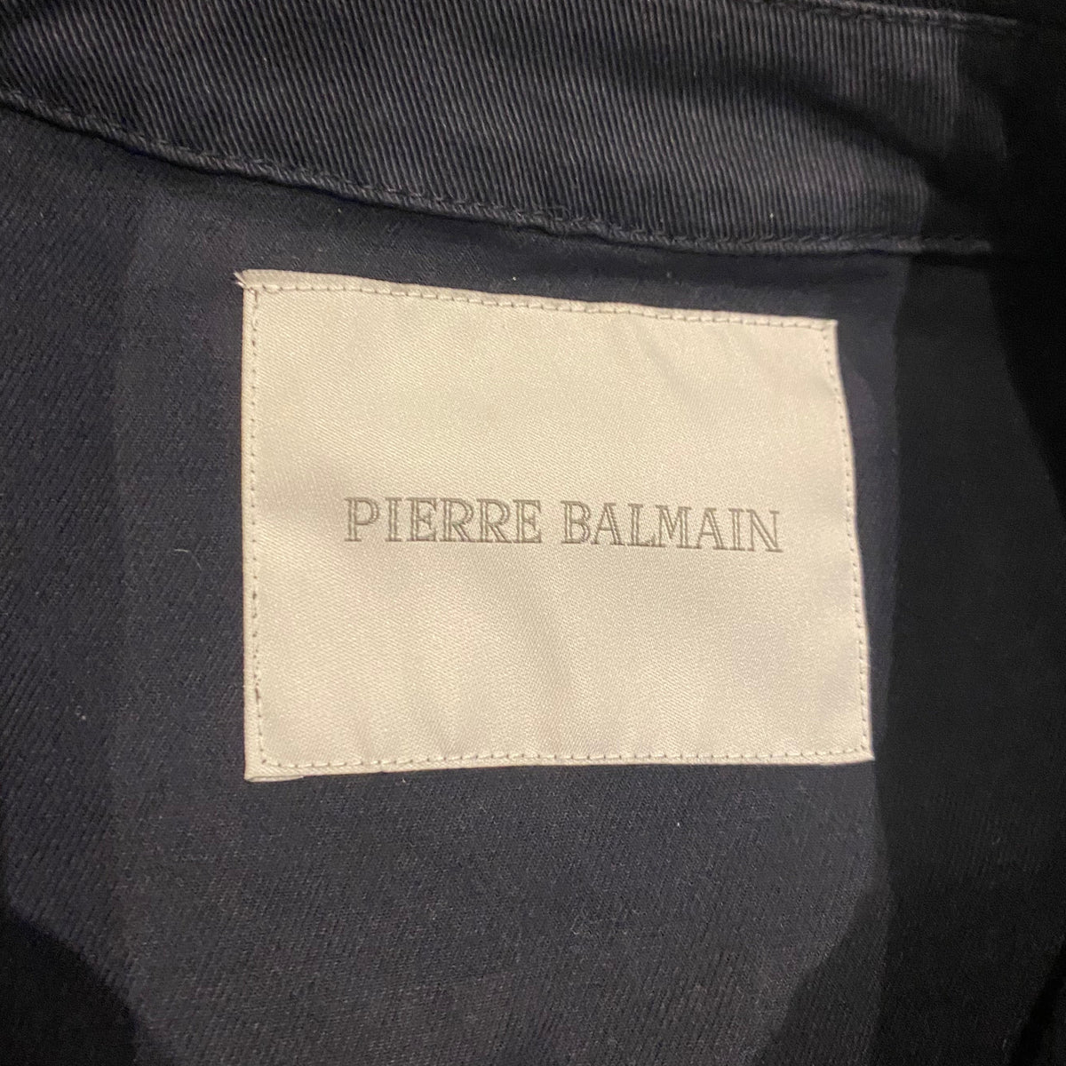 PEIRRE BALMAIN DENIM JACKET (XS)