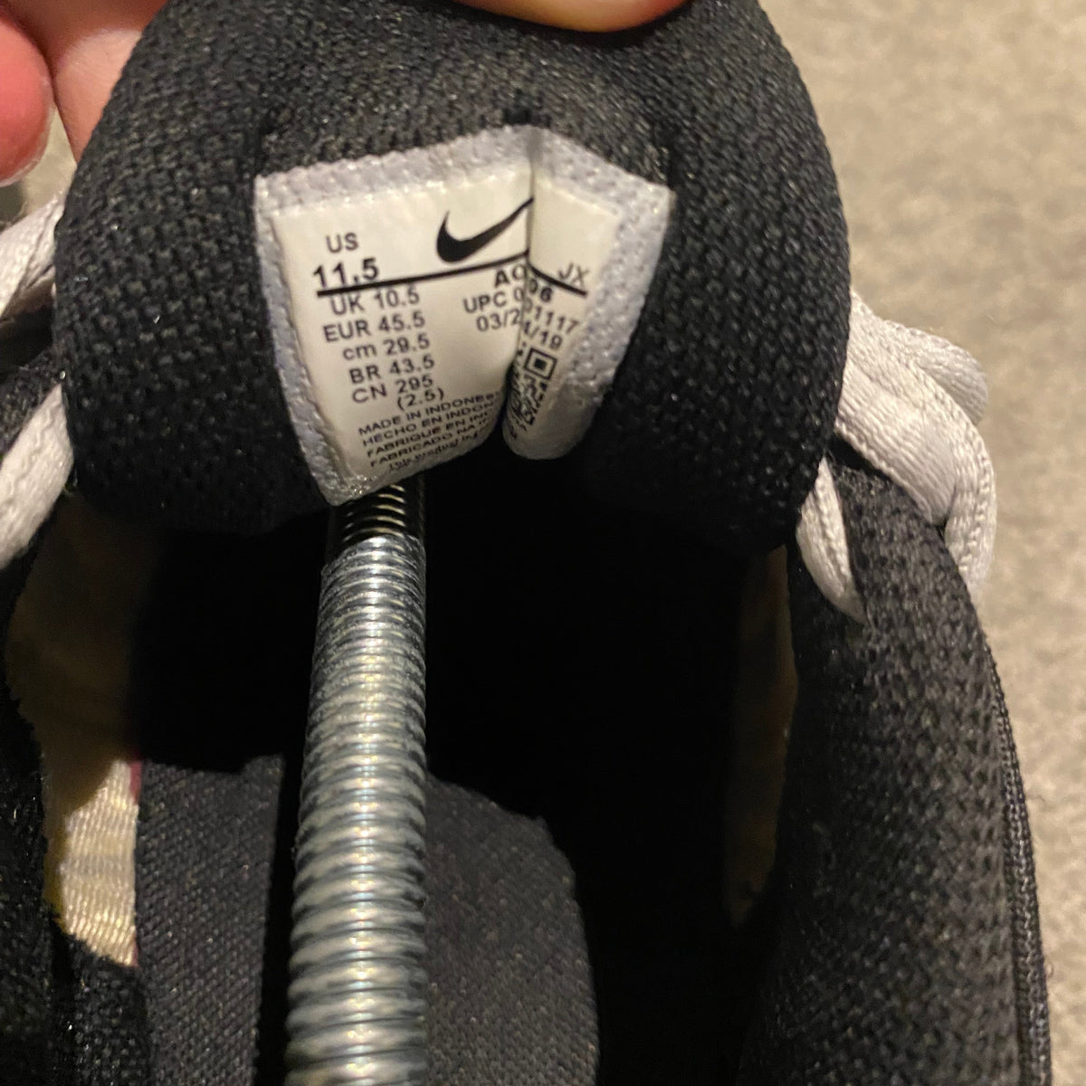 NIKE TAILWIND 4 'WOLF GREY' (11.5)