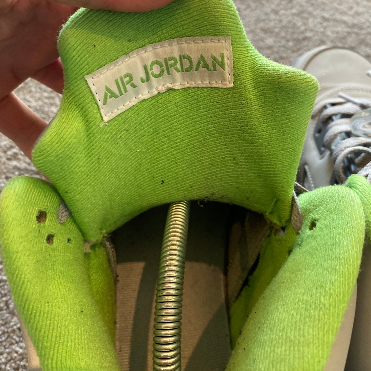 JORDAN 5 RETRO 'GREEN BEANS' (8.5)