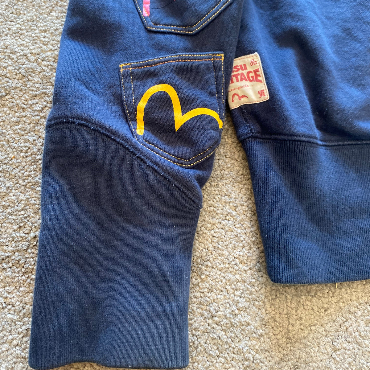 EVISU MULTIPOCKET HOODIE (M)