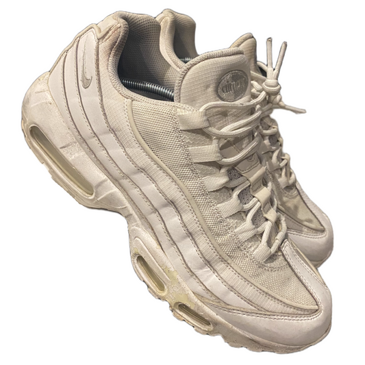 NIKE AIR MAX 95 TRIPLE WHITE (10US)