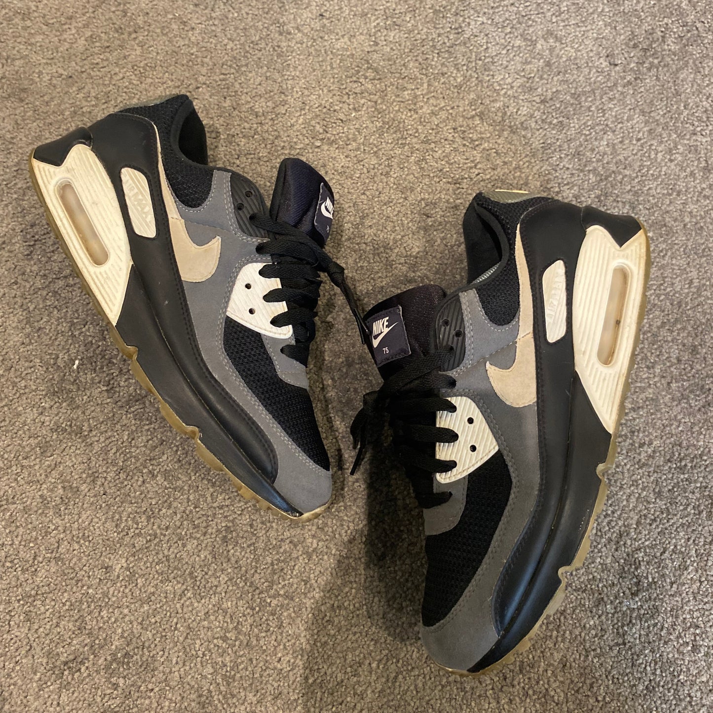 NIKE AIR MAX 90 GREYSCALES (10.5)