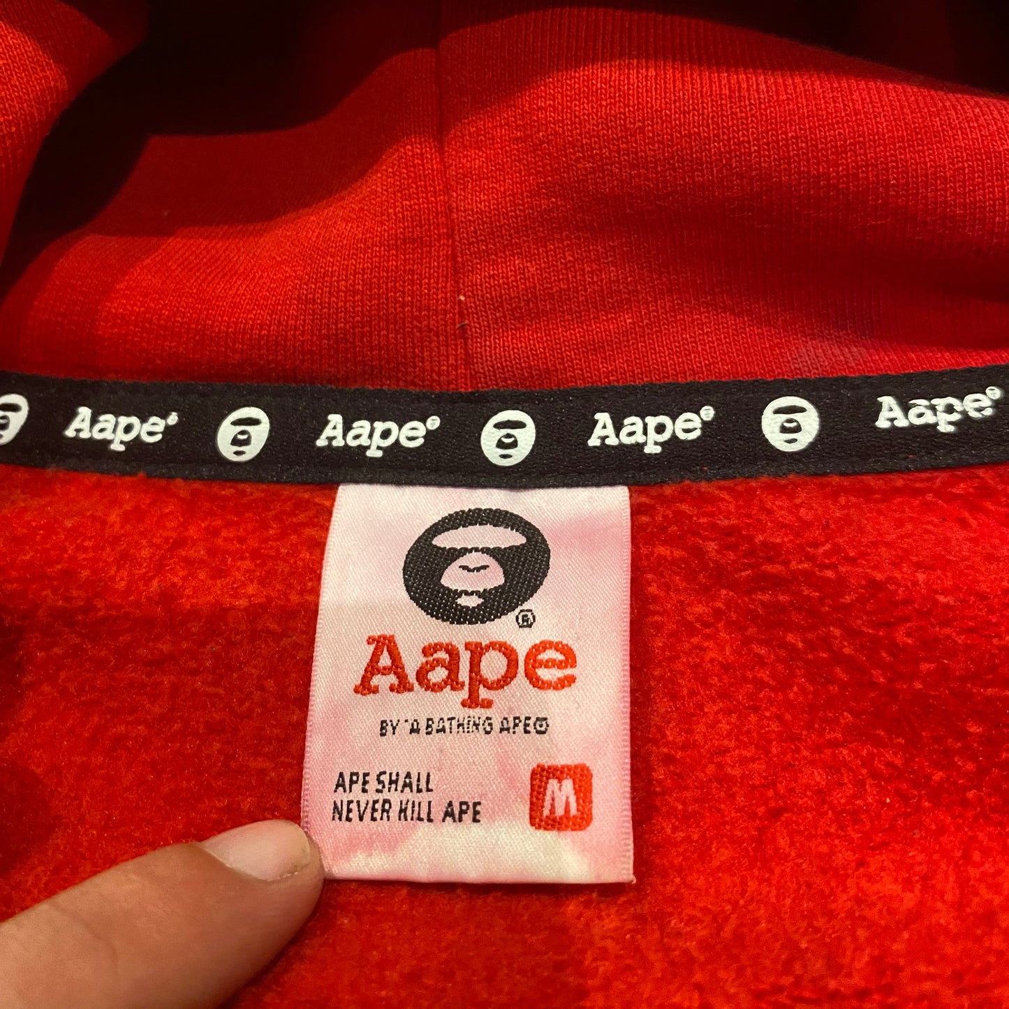 AAPE ZIP-UP JACKET (M)