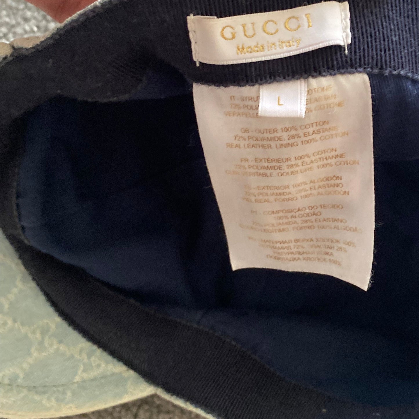 GUCCI CAP (L)