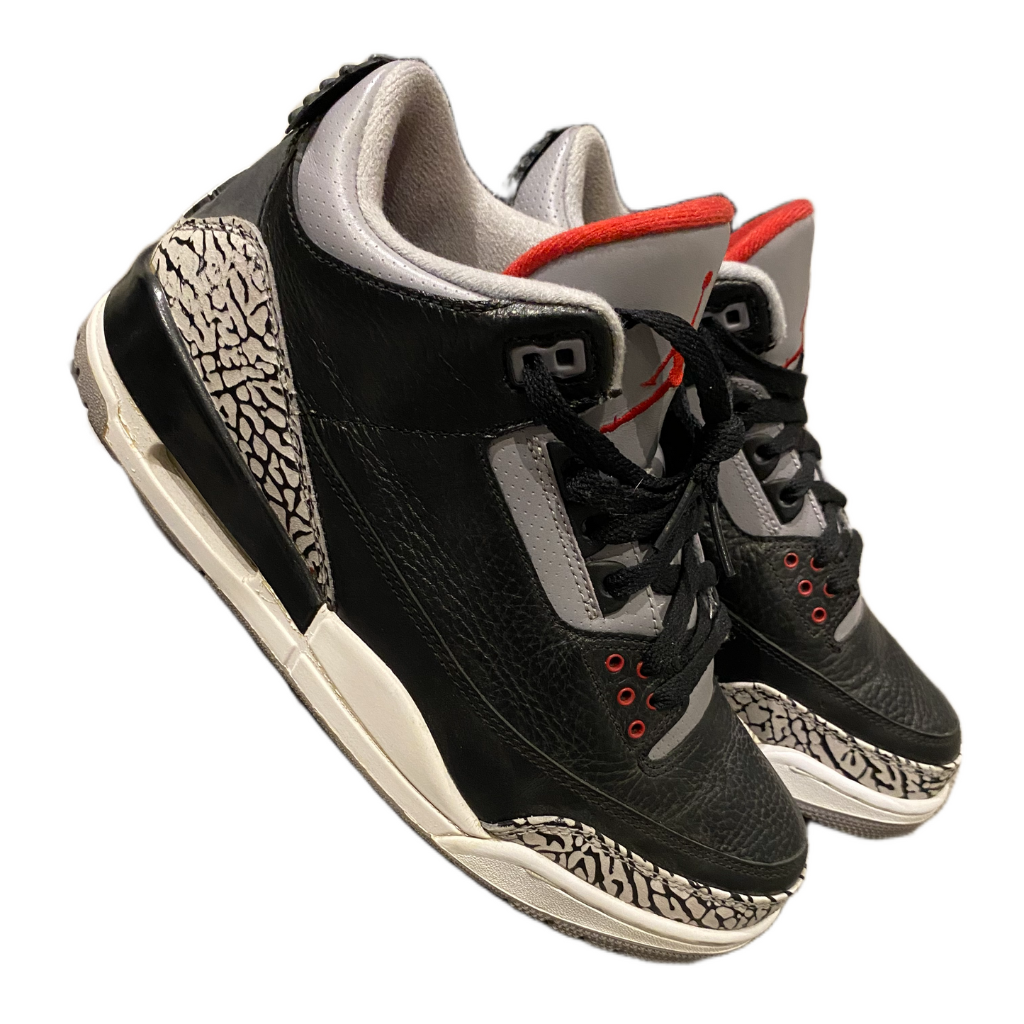 NIKE AIR JORDAN 3 RETRO "RED CEMENTS" (8.5)