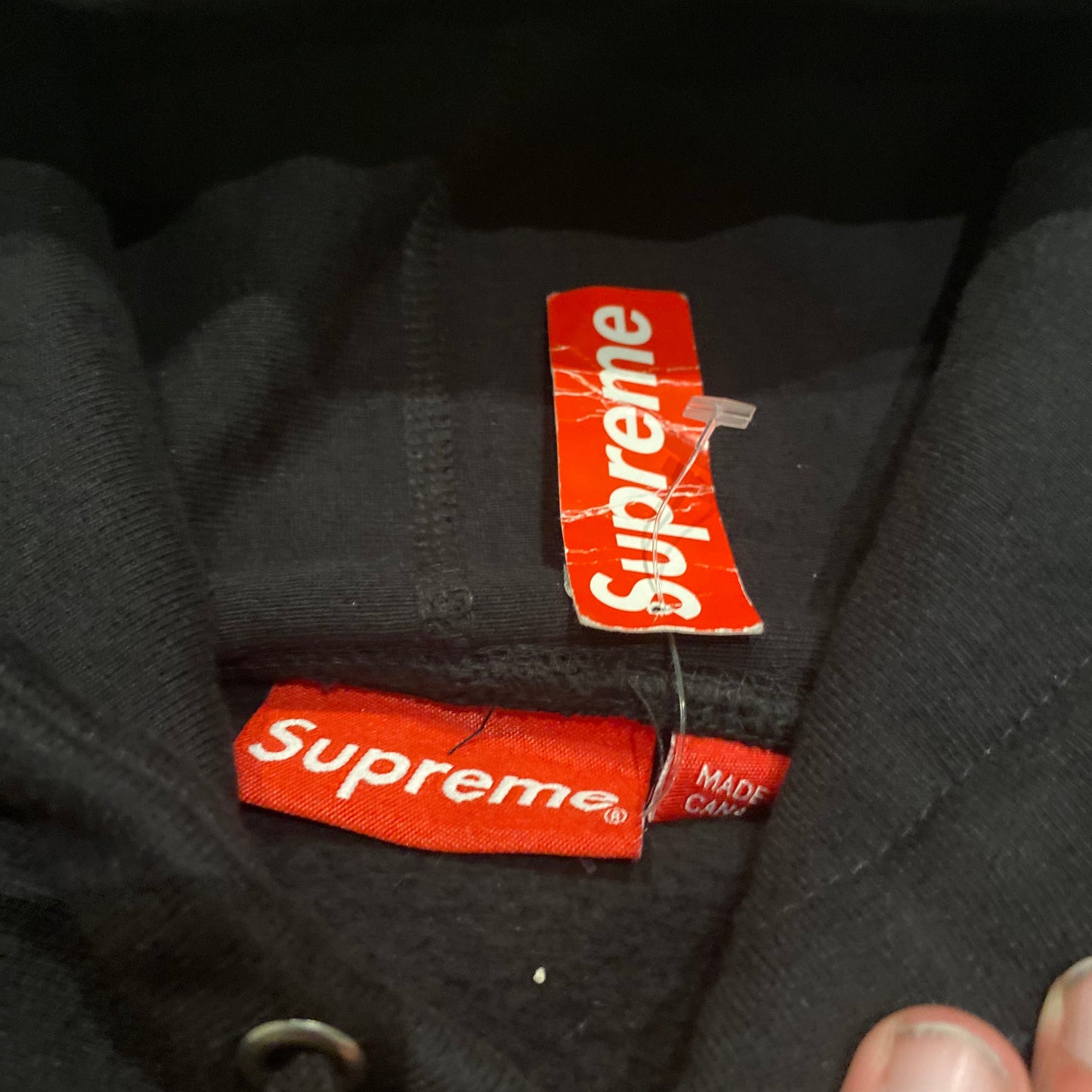 SUPREME NEON BOGO HOODIE (L)